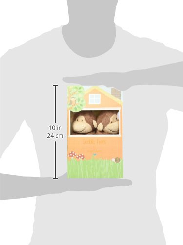 Angel Dear - Brown Monkey, Cuddle Twins Blankie Set - Image 4